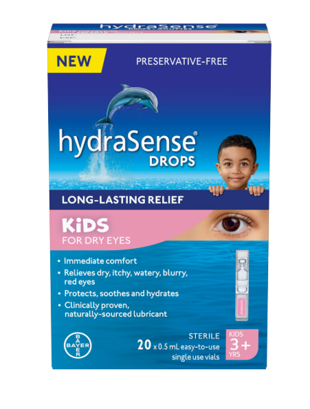 قطره مرطوب کننده چشم کودکان هایدراسنس hydraSense
