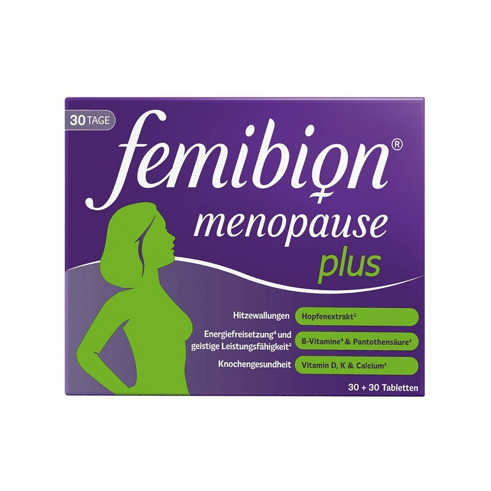 قرص فمیبیون پلاس Femibion Menopause Plus برای دوران پیش یائسگی و یائسگی
