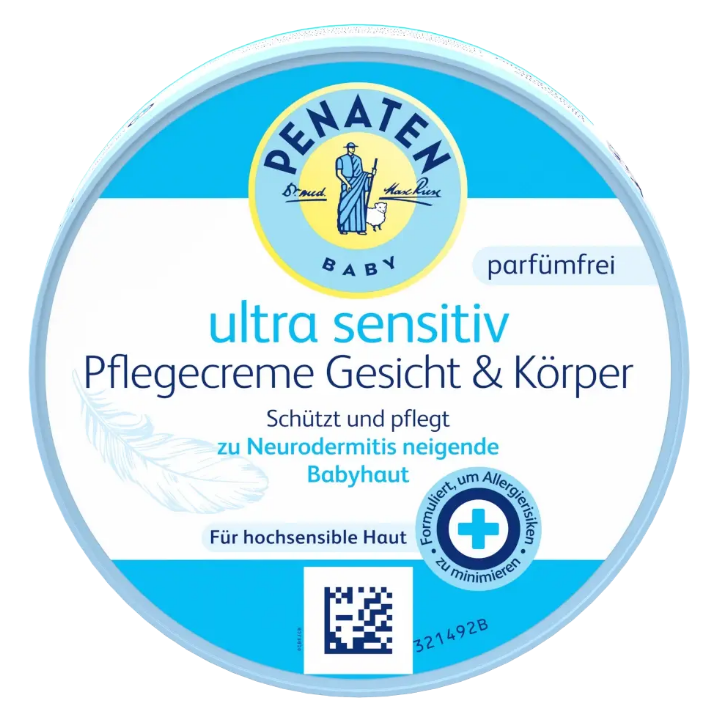 کرم مراقبتی فوق حساس صورت و بدن پناتن Penaten Ultra Sensitiv