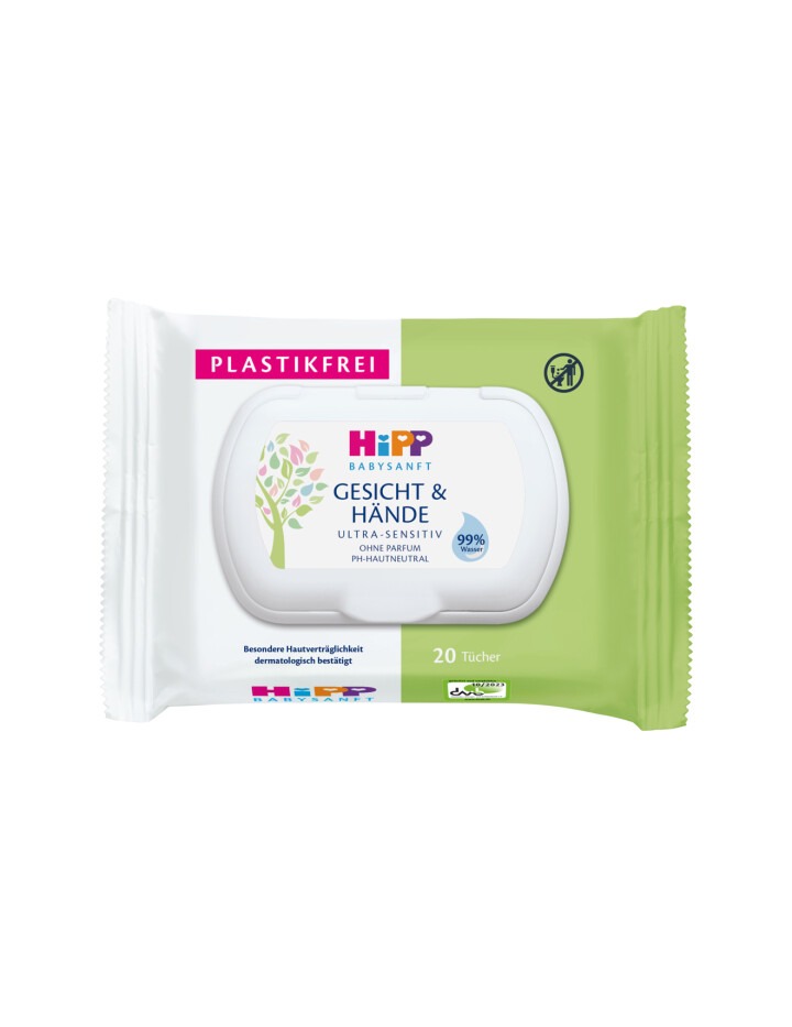 دستمال مرطوب صورت و دست جیبی هیپ HiPP Babysanft