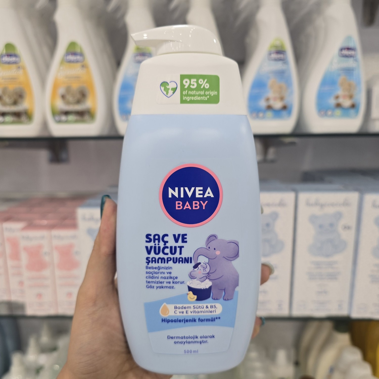 شامپو سر و بدن نیوآ NIVEA در حجم 500 میل