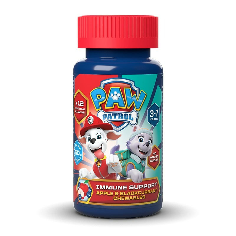 قرص جویدنی تقویت‌ کننده سیستم ایمنی سگ های نگهبان Paw Patrol برای 3-7 سال