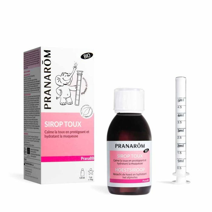  شربت سرفه گیاهی برای نوزادان و کودکان Pranarôm PranaBB