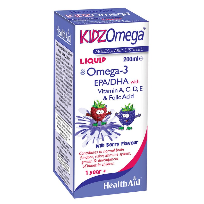 شربت امگا 3 و DHA/EPA همراه با ویتامین و  مینرال KIDZOmega