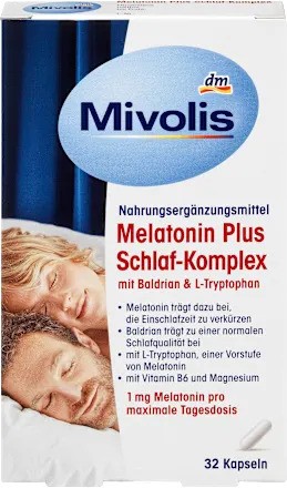 قرص خواب با ملاتونین میوولیوس Mivolis
