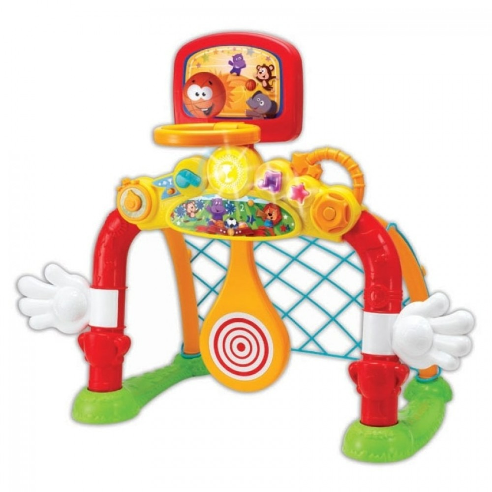 دروازه فوتبال کودک موزیکال 4 کاره وین فان Winfun