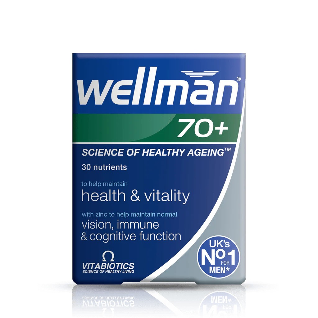 قرص مولتی ویتامین ول من Wellman برای 70+ سال