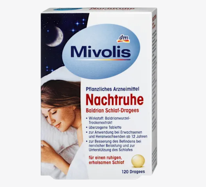 قرص خواب‌آور گیاهی میولیس Mivolis با عصاره سنبل‌الطیب
