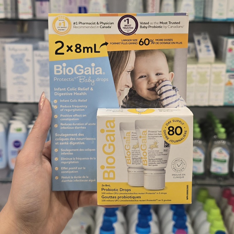پک دو عددی قطره پروبیوتیک بیوگایا BioGaia
