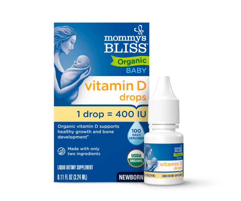 قطره ویتامین D ارگانیک مامیز بلس Mommy’s Bliss