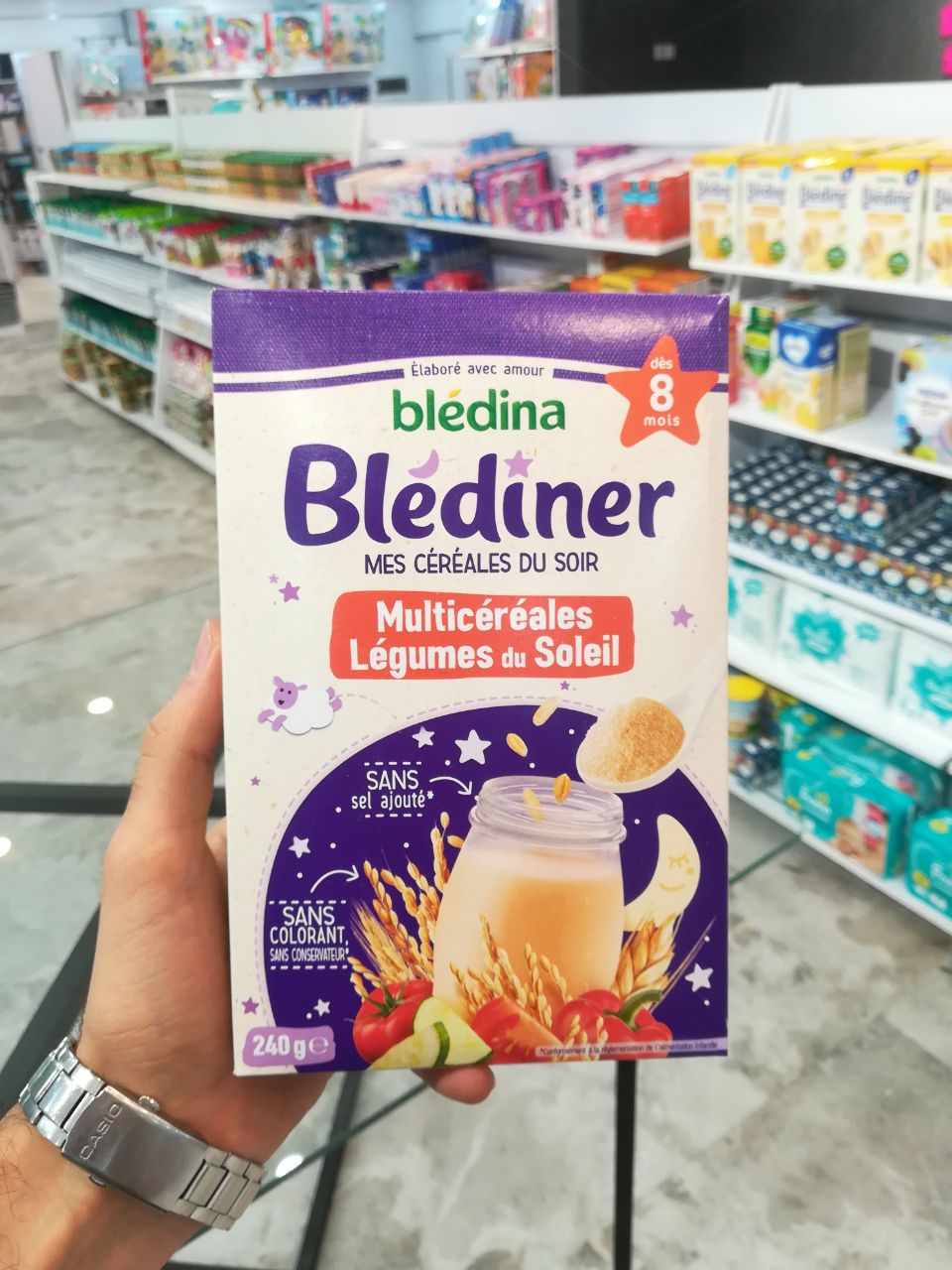 سرلاک شب بلدین Bledina