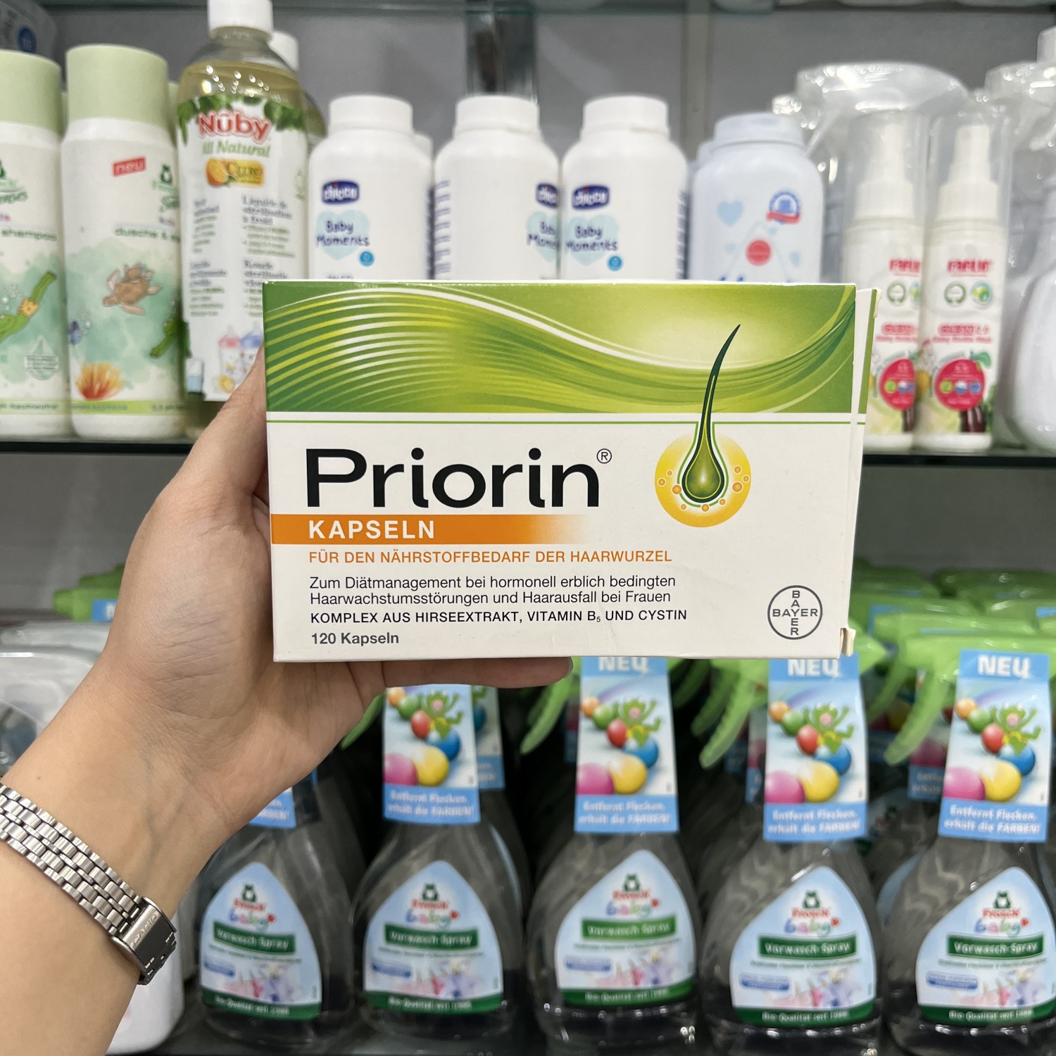 کپسول ضد ریزش و تقویت مو پریورین بایر آلمان  Priorin BAYER  اصل