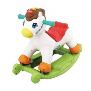 راکر و سه چرخ  2 کاره هالی تویز Hola Toys طرح پونی