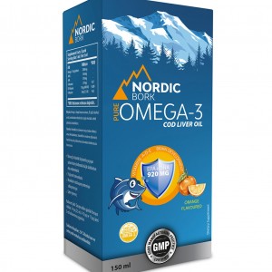 شربت امگا 3 نوردیک Nordic Bork مناسب برای  3+ سال