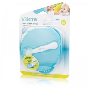 ظرف غذا چسبان همراه با قاشق حرارتی کیدزمی Kidsme