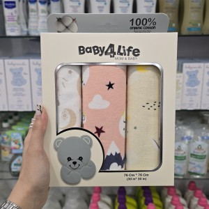 خشک‌ کن جعبه‌ای نوزادی ۳ عددی بیبی فورلایف BABY4LIFE