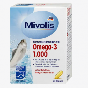 کپسول امگا ۳ دوز 1000 میولیس Mivolis