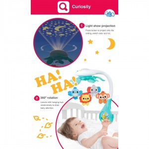 آویز تخت حیوانات موزیکال وین فان Winfun