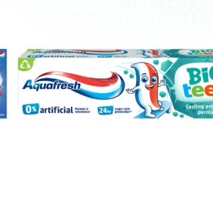 خمیردندان کودکان Aquafresh Big Teeth مناسب برای 6-8 سال