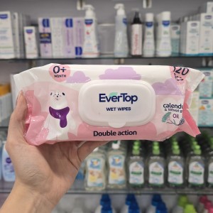 دستمال مرطوب 120 عددی اورتاپ EverTop