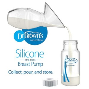 شیردوش پمپی کاوردار همراه شیشه شیر باریک دکتر براون Dr Brown’s