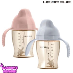 لیوان سوپاپ دار 9+ ماه 280 میل نوزاد مدل Dental Care هی اور شی HE OR SHE
