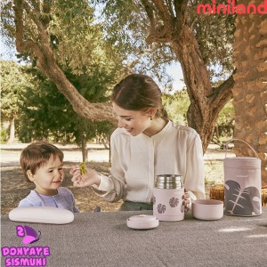 فلاسک غذای استیل دوجداره 600 میل مینی لند Miniland