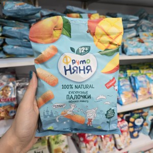 اسنک‌ طبیعی و ارگانیک برند نیان  +12 ماه nyanya