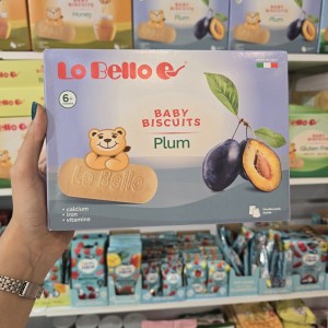 بیسکوییت بدون شیر و تخم مرغ 250 گرمی لوبلو LoBello