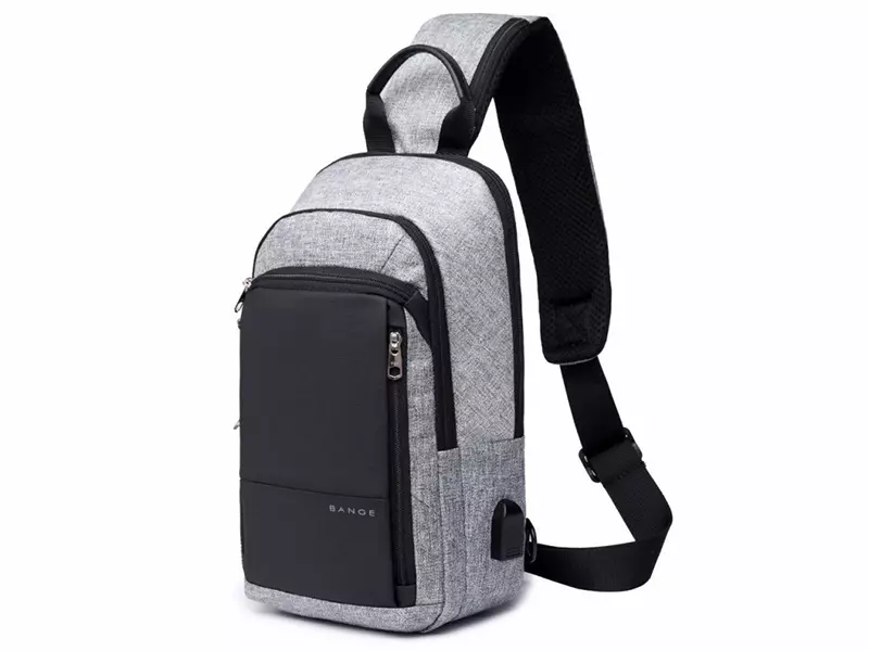 Single strap shop laptop backpack