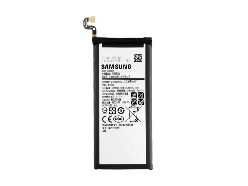 باتری موبایل اورجینال سامسونگ مدل Galaxy S7 Edge با ظرفیت 3600mAh مناسب برای گوشی موبایل سامسونگ Galaxy S7 Edge