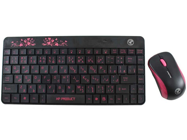 کیبورد و ماوس بی سیم ایکس پی پروداکت مدل XP W4350