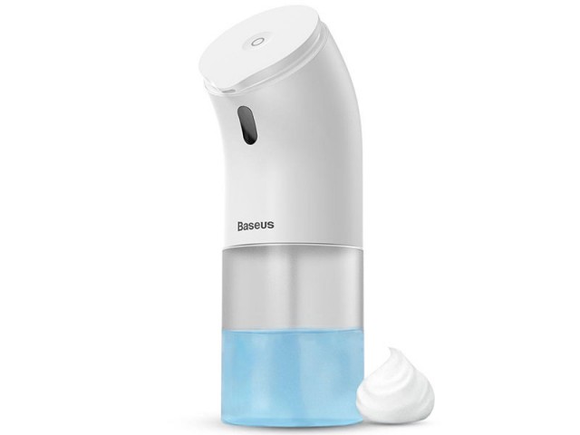 پمپ فوم ساز مایع دستشویی بیسوس مدل Minipeng Hand Washing Machine بهمراه فوم مایع