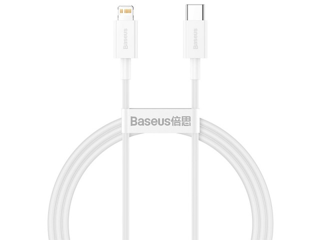 کابل فست شارژ Type-C به Lightning بیسوس مدل Superior Series Fast Charging Data Cable CATLYS-A02 به طول 1 متر و توان 20 وات