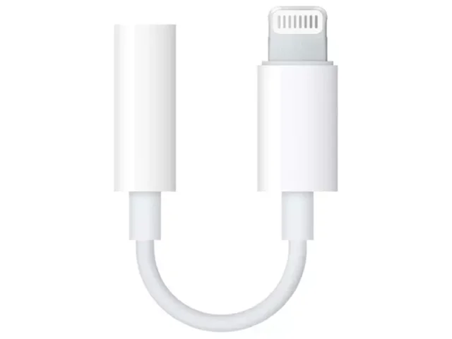 مبدل لایتنینگ به جک 3.5 میلی‌متری صدا اپل مدل Apple Lightning To 3.5mm Headphone Jack Adapter