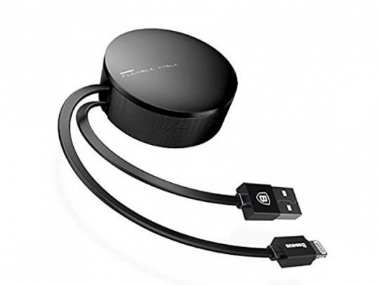 کابل تبدیل USB به microUSB و لایتنینگ بیسوس مدل New Era 2-1 بطول 0.9 متر