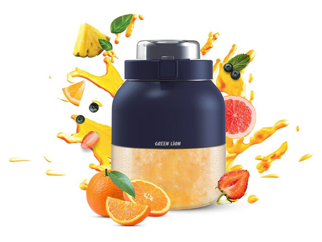 مخلوط کن شارژی گرین مدل Nutri Blend 500mL 80W GNNUTBLENDBL ظرفیت 500 میلی‌لیتر