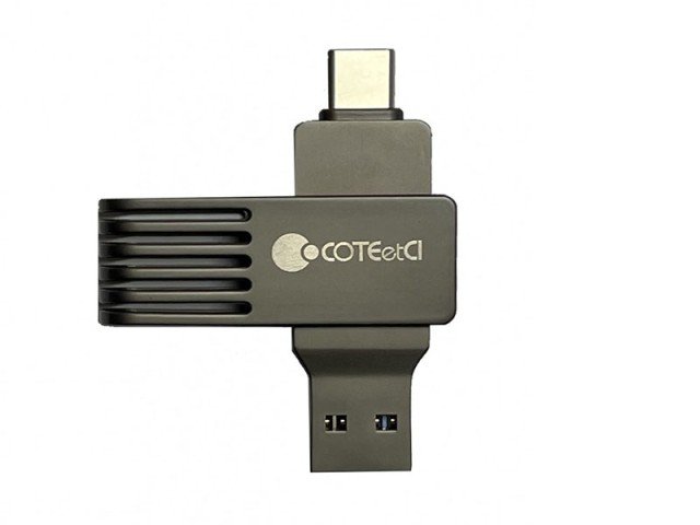 فلش مموری تایپ سی و یو ای بی 64 گیگ کوتتسی Coteetci Type C and USB flash memory CS8833-64G