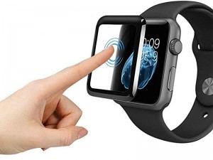 محافظ صفحه نمایش تمام چسب کوتچی مدل C2216-40 4D iWatch Glass مناسب برای ساعت هوشمند اپل واچ 40mm