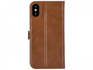 کیف چرمی دیویا مدل Magic 2 in 1 Leather Case C0411 مناسب برای گوشی موبایل آیفون X