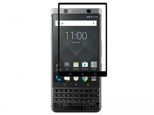 محافظ صفحه نمايش تمام چسب مدل 4D Glass Screen Protector مناسب برای گوشی موبايل بلک بری Keyone