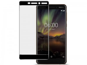 محافظ صفحه نمايش تمام چسب مدل 3D Glass مناسب برای گوشی نوکیا 6