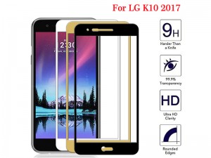 محافظ صفحه نمايش تمام چسب مناسب برای گوشی موبايل ال جی K10 2017
