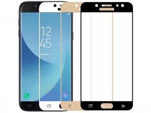 محافظ صفحه نمايش تمام چسب کوکوک مدل 4D Rounded Edges مناسب برای گوشی موبايل سامسونگ J5 Pro