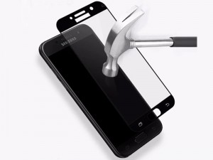 محافظ صفحه نمايش تمام چسب کوکوک مدل 4D Rounded Edges مناسب برای گوشی موبايل سامسونگ A7 2017