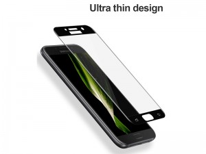 محافظ صفحه نمايش تمام چسب کوکوک مدل 4D Rounded Edges مناسب برای گوشی موبايل سامسونگ A3 2017