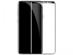 محافظ صفحه نمايش تمام چسب بیسوس مدل Tempered Glass Film مناسب برای گوشی موبايل سامسونگ S9