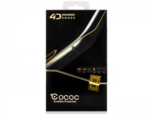 محافظ صفحه نمايش تمام چسب کوکوک مدل 4D Rounded Edges مناسب برای گوشی موبايل آیفون 6 پلاس