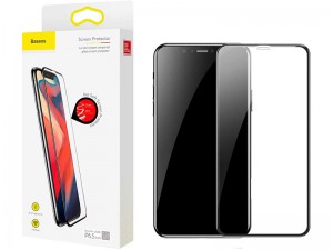 محافظ صفحه نمايش بیسوس مدل Curved Screen Tempered Glass مناسب برای گوشی موبايل آیفون Xr