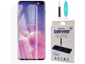 محافظ صفحه نمایش UV مدل Nano Optics Curved مناسب برای گوشی موبایل سامسونگ S10